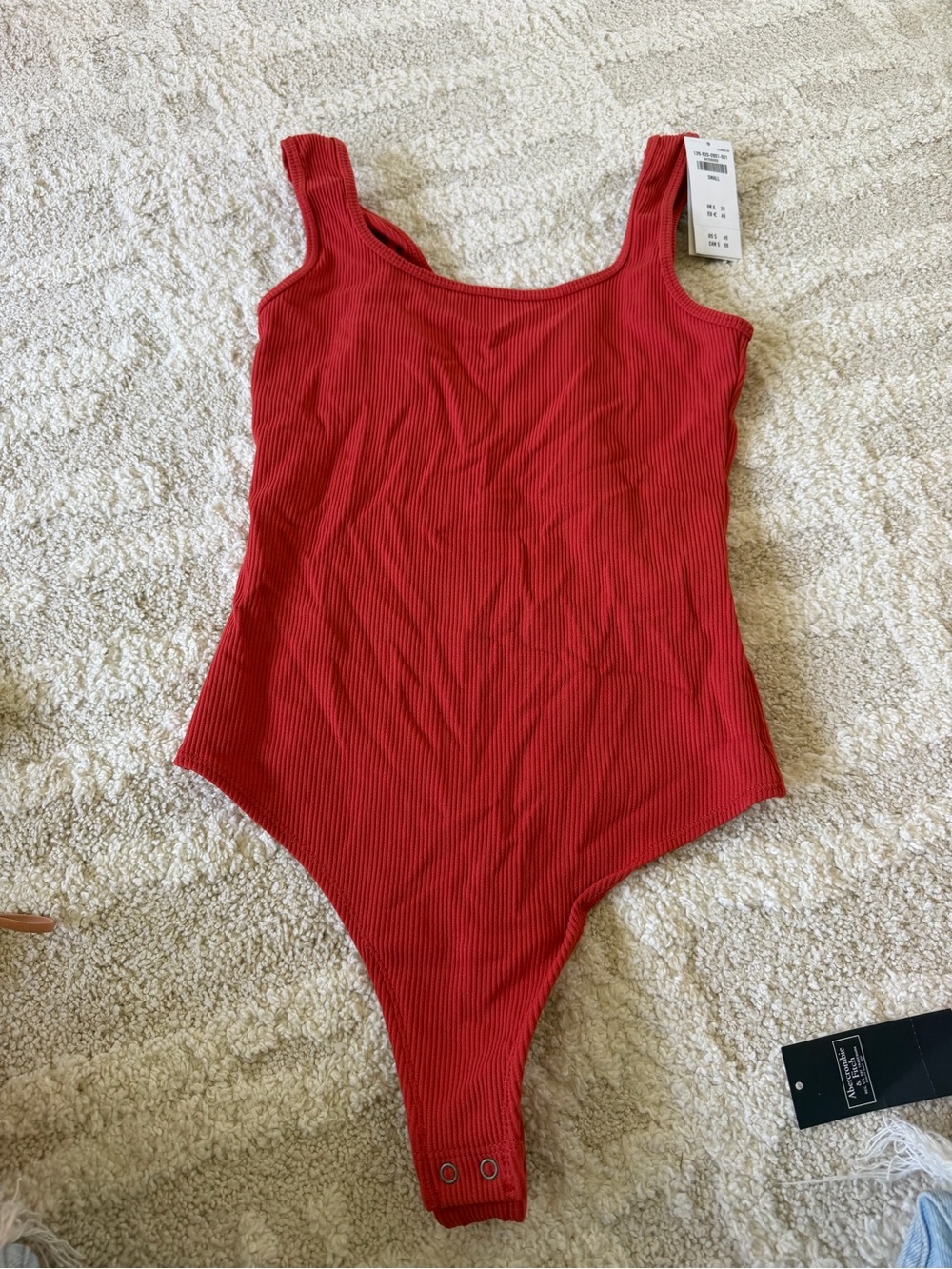 And red bodysuit